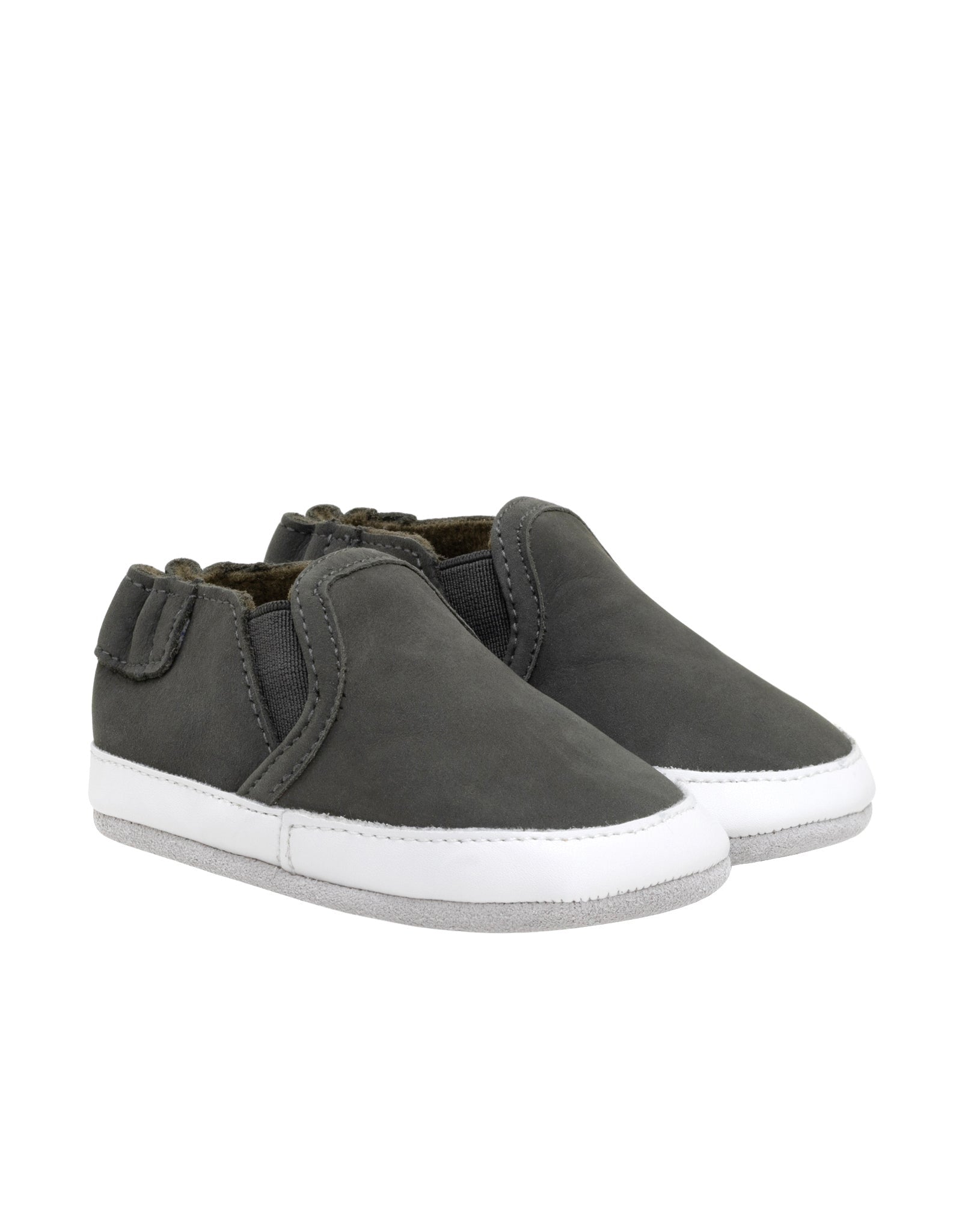 Liam Soft Soles Charcoal Grey, perspective view