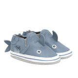 Sebastian Shark Soft Soles Blue, perspective view
