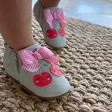 Cherry Cute Soft Soles in Grey