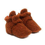 Sherpa Snap Booties Ginger, perspective view