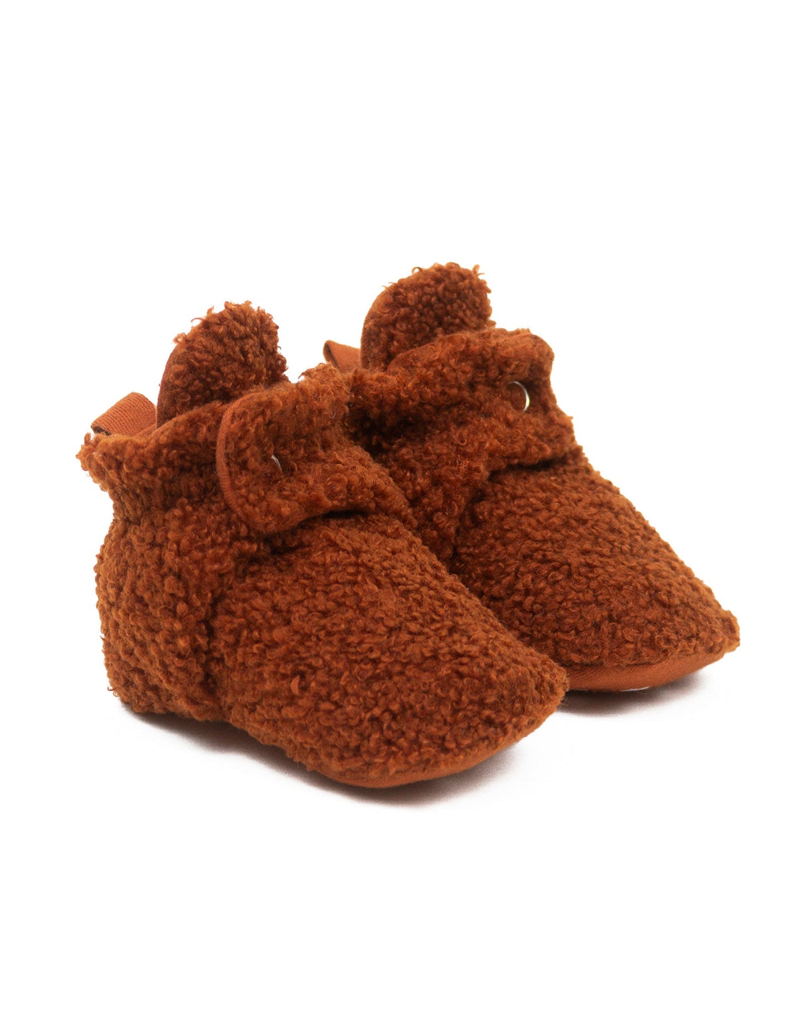 Sherpa Snap Booties Ginger, perspective view