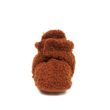 Sherpa Snap Booties Ginger, front view