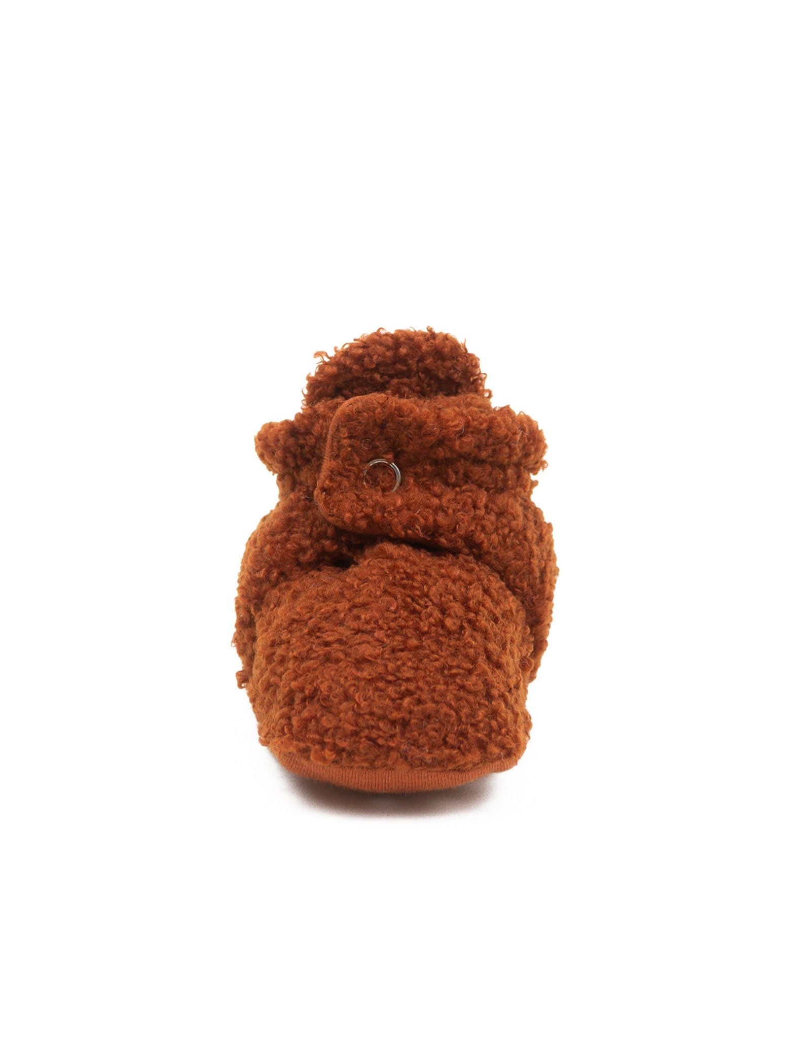 Sherpa Snap Booties Ginger, front view