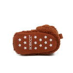Sherpa Snap Booties Ginger, bottom view