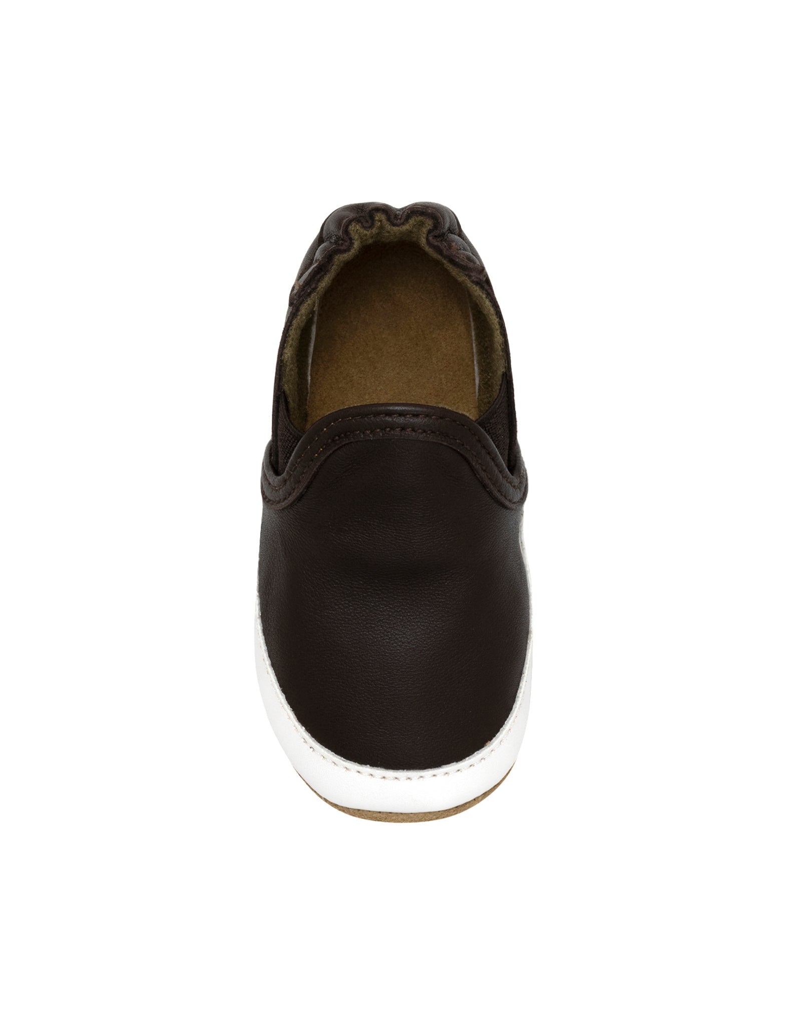 Liam Basic Soft Soles Chocolate Brown, top view