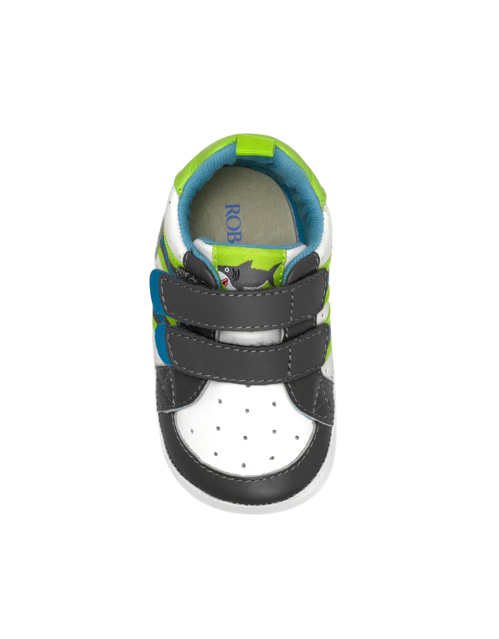 Brooks First Kicks in Grey, top view