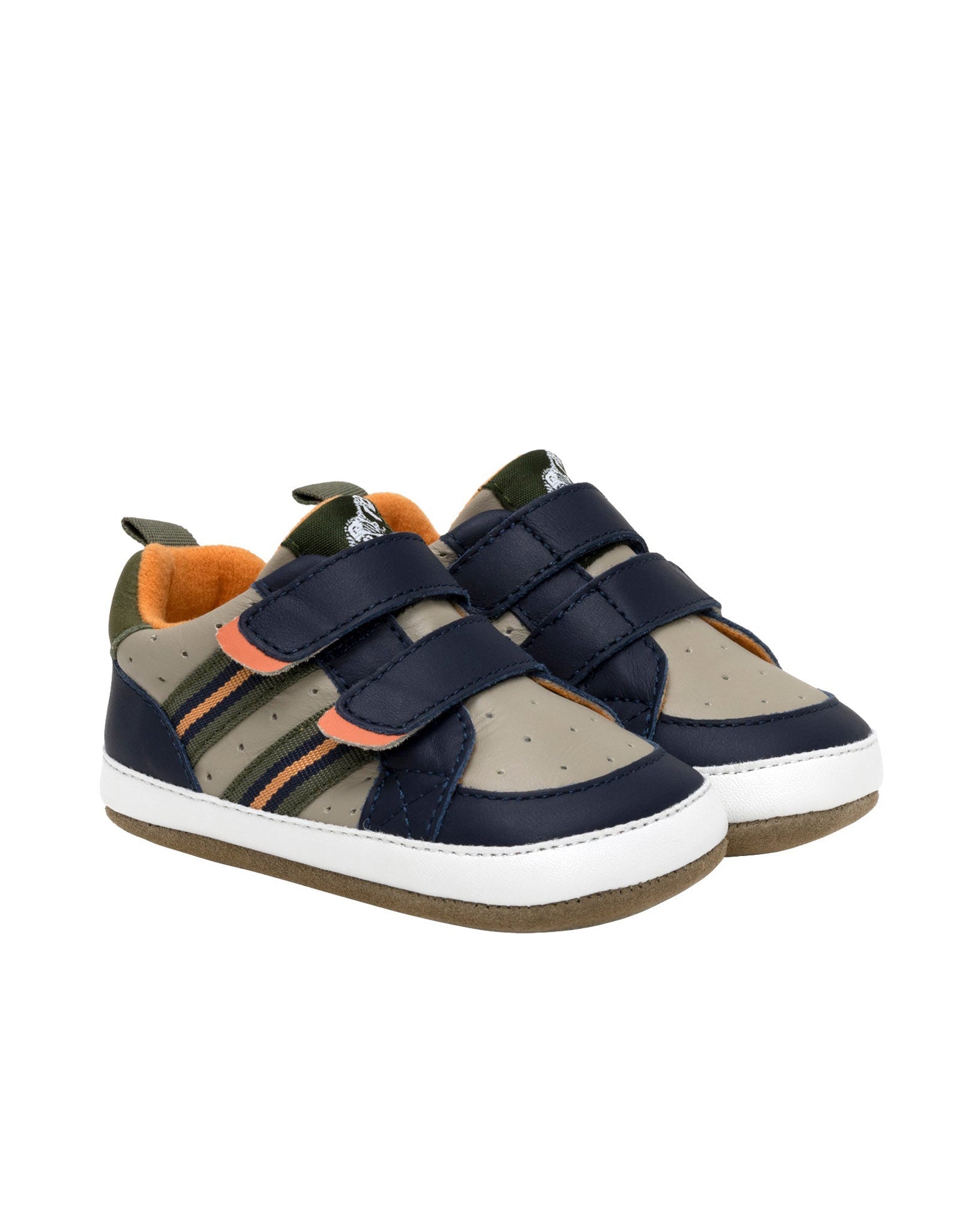 Brooks First Kicks in Navy, perspective view