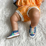 Crayola® Rainbow Tie Dye Soft Soles in Blue