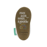 Crayola® Rainbow Tie Dye Soft Soles in Blue, bottom view