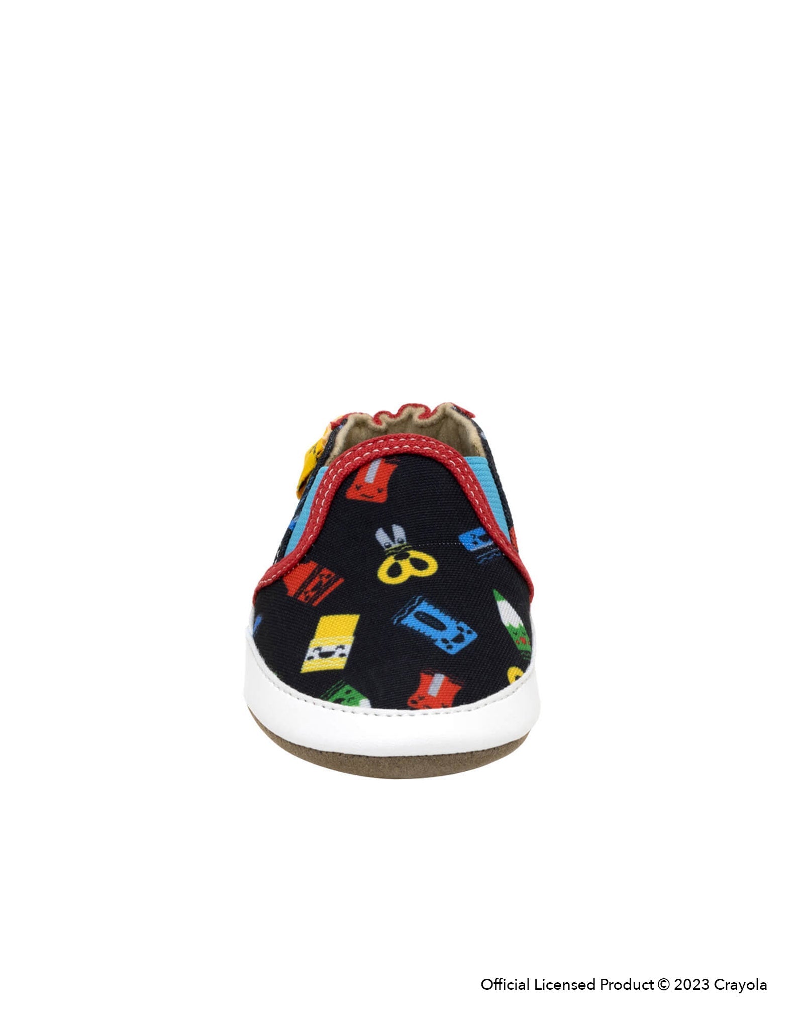 Crayola® Never Run with Scissors Soft Soles in Black, front view
