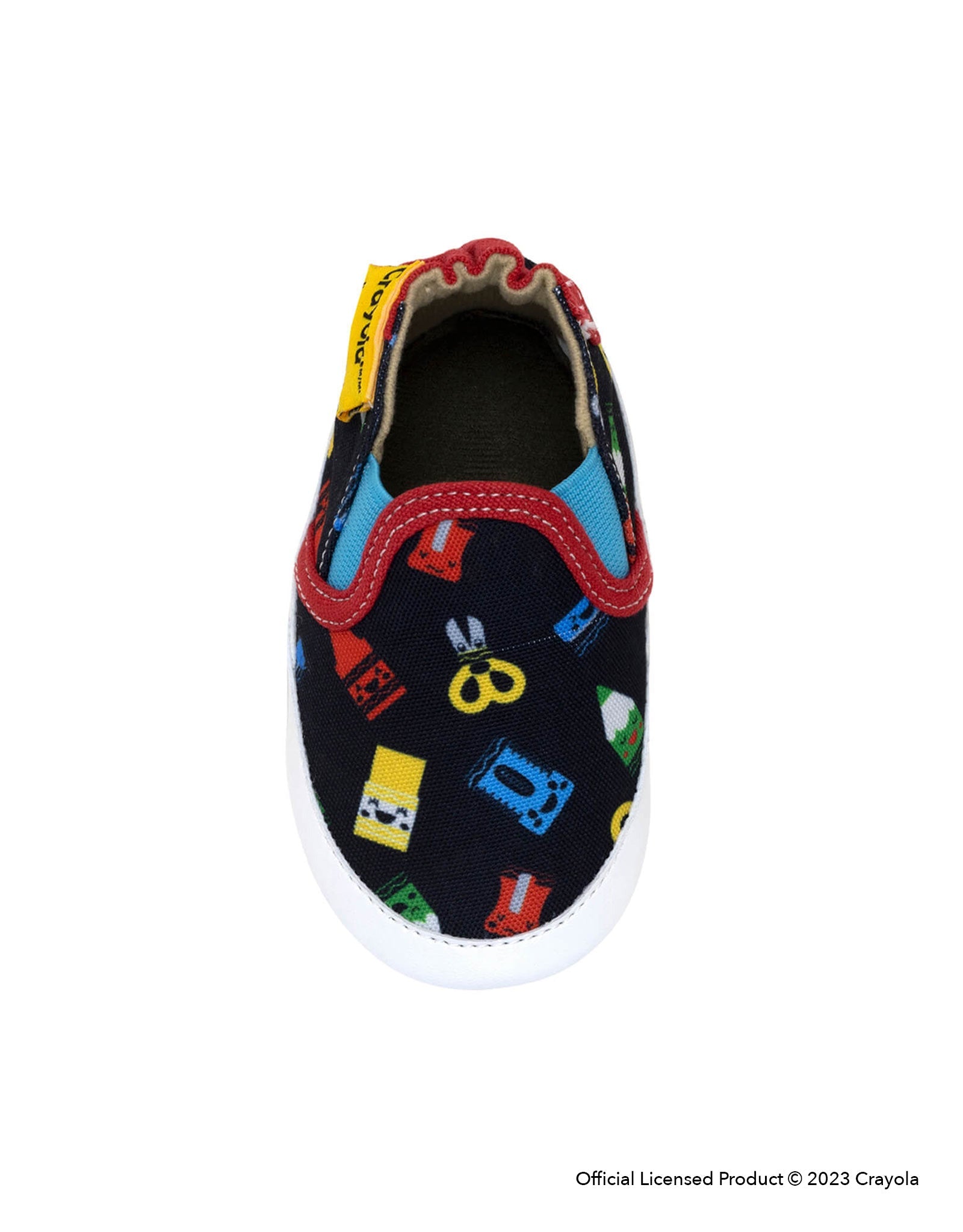 Crayola® Never Run with Scissors Soft Soles in Black, top view