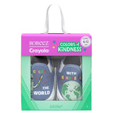 Crayola® Color The World Soft Soles in Blue in its giftbox packaging