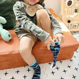Roaring Dino 3-Pack Crew Socks for Toddlers and Kids