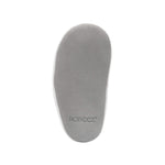 Glowing Dinos Soft Soles in Charcoal Grey, bottom view