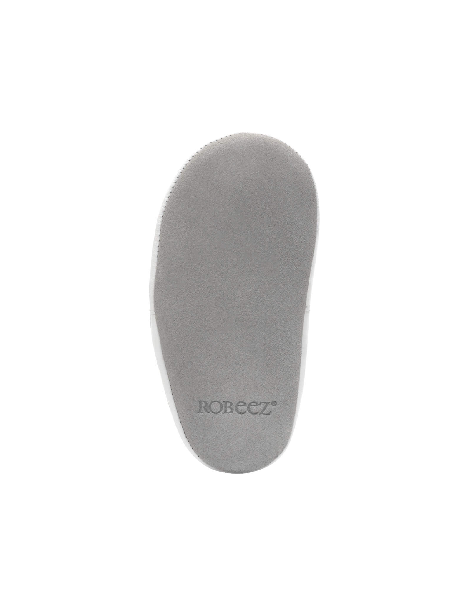 Glowing Dinos Soft Soles in Charcoal Grey, bottom view