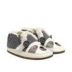 Sweet Panda Soft Soles in Charcoal Grey, perspective view