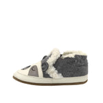 Sweet Panda Soft Soles in Charcoal Grey, side view