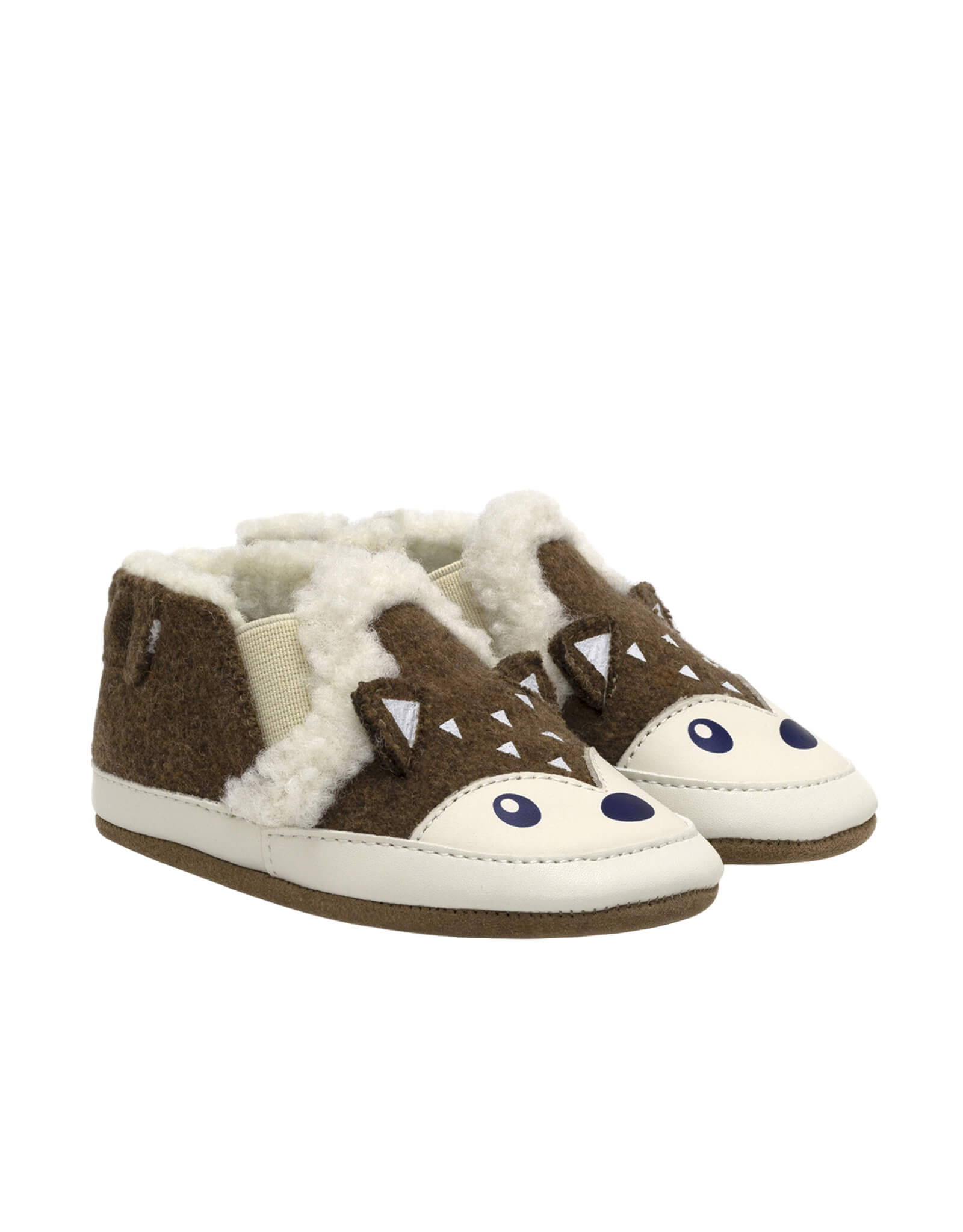 Brave Fox Soft Soles in Camel, perspective view