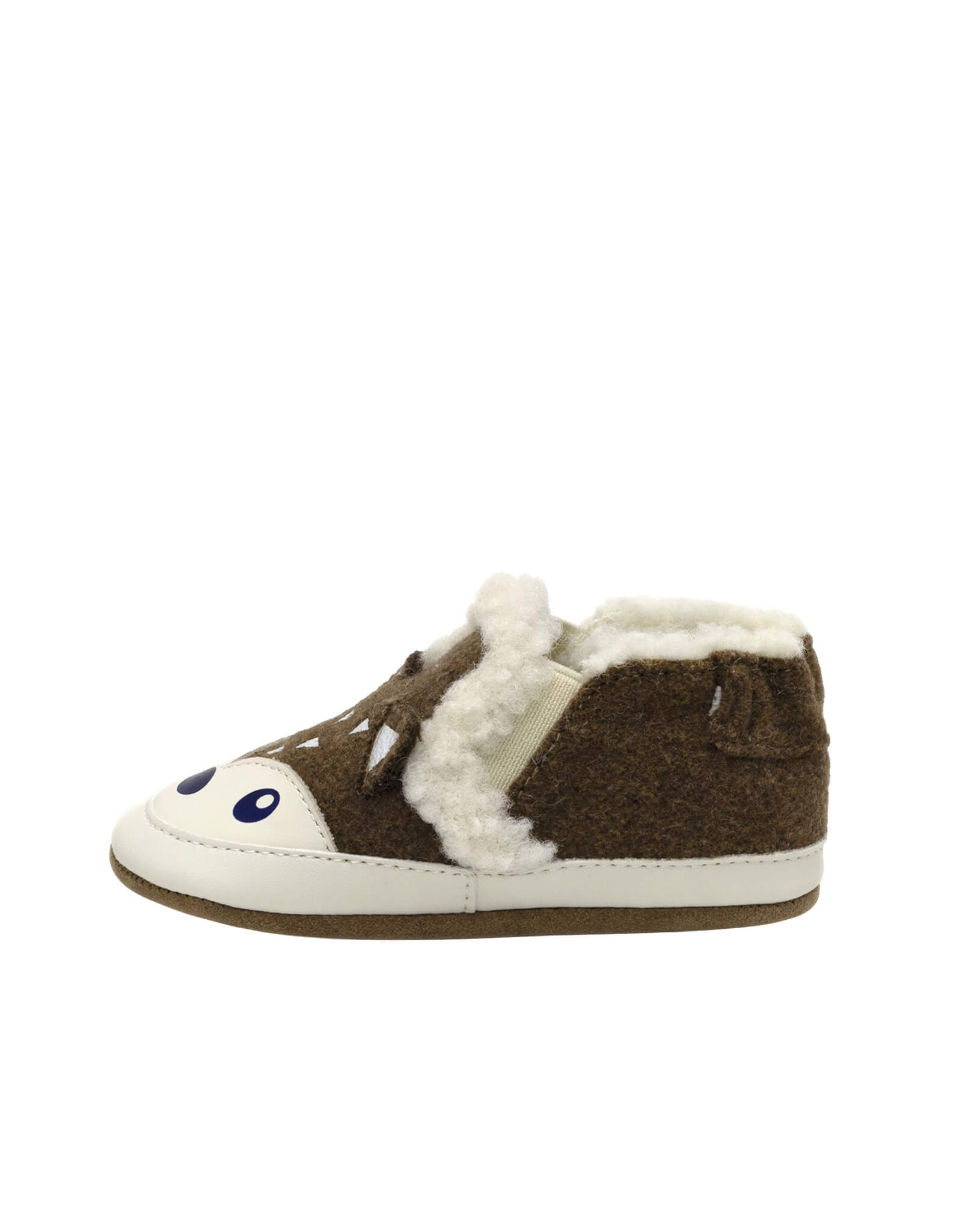 Brave Fox Soft Soles in Camel, side view