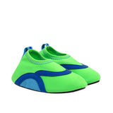 Scuba Aqua Shoes in Green, perspective view