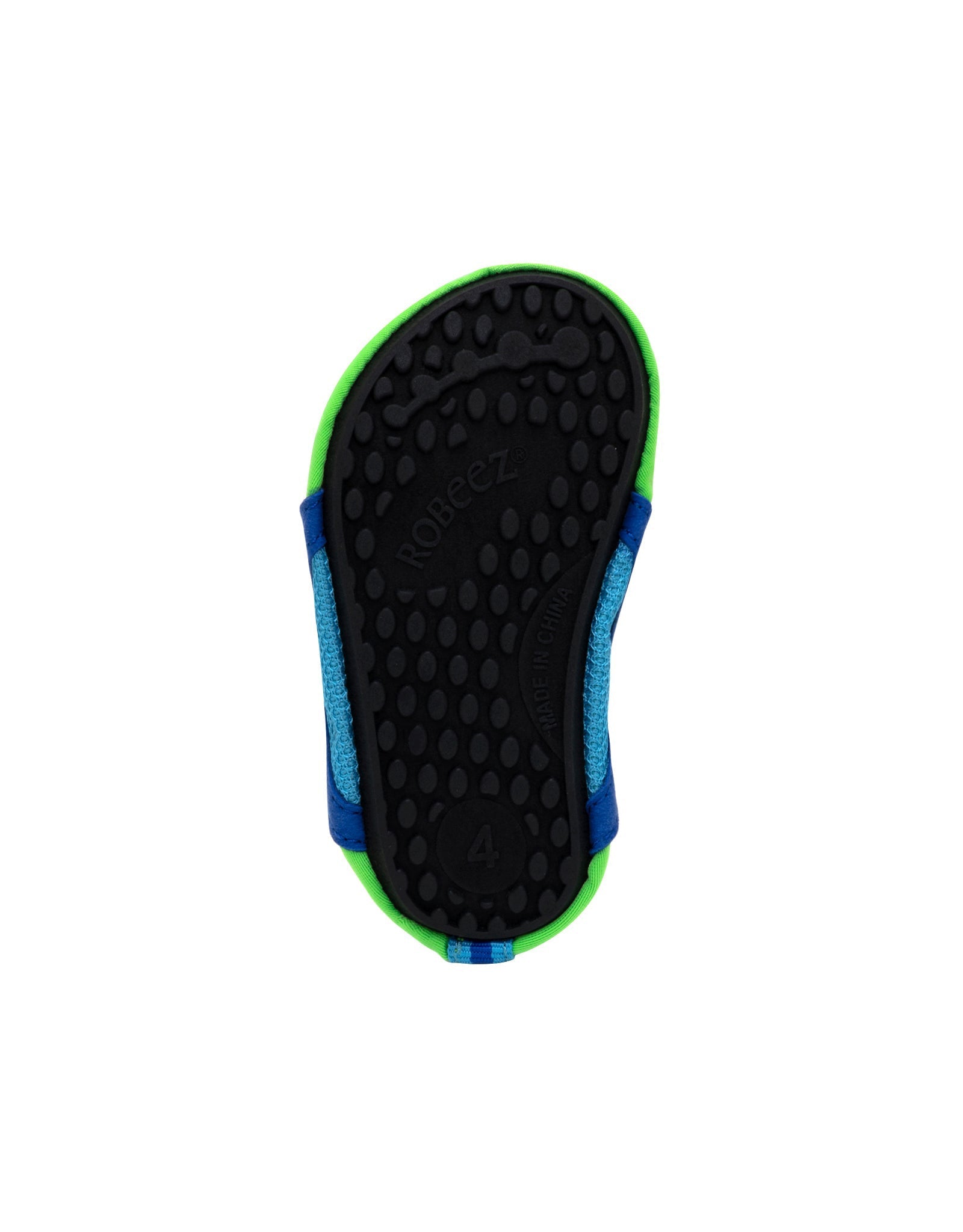 Scuba Aqua Shoes in Green, bottom view