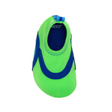 Scuba Aqua Shoes in Green, top view