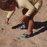 Sea Turtles Aqua Shoes in Navy