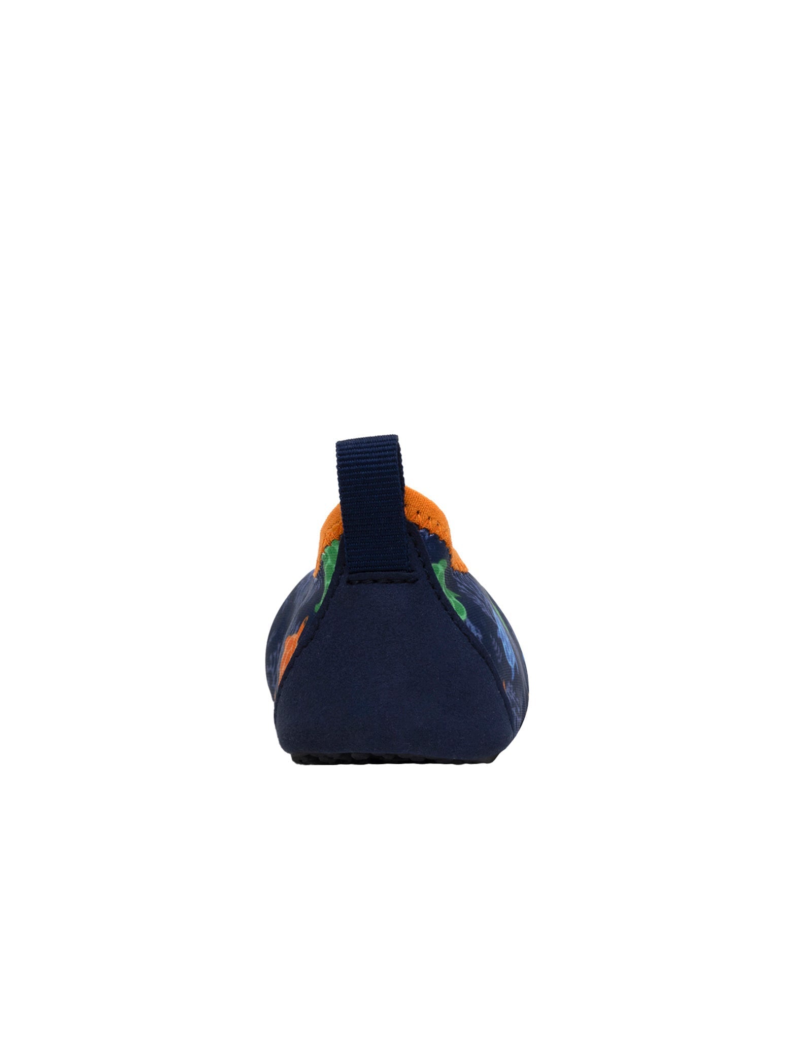 Sea Turtles Aqua Shoes in Navy, back view