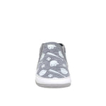 Baseball MVP Soft Soles in Grey, front view