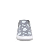 Baseball MVP Soft Soles in Grey, front view
