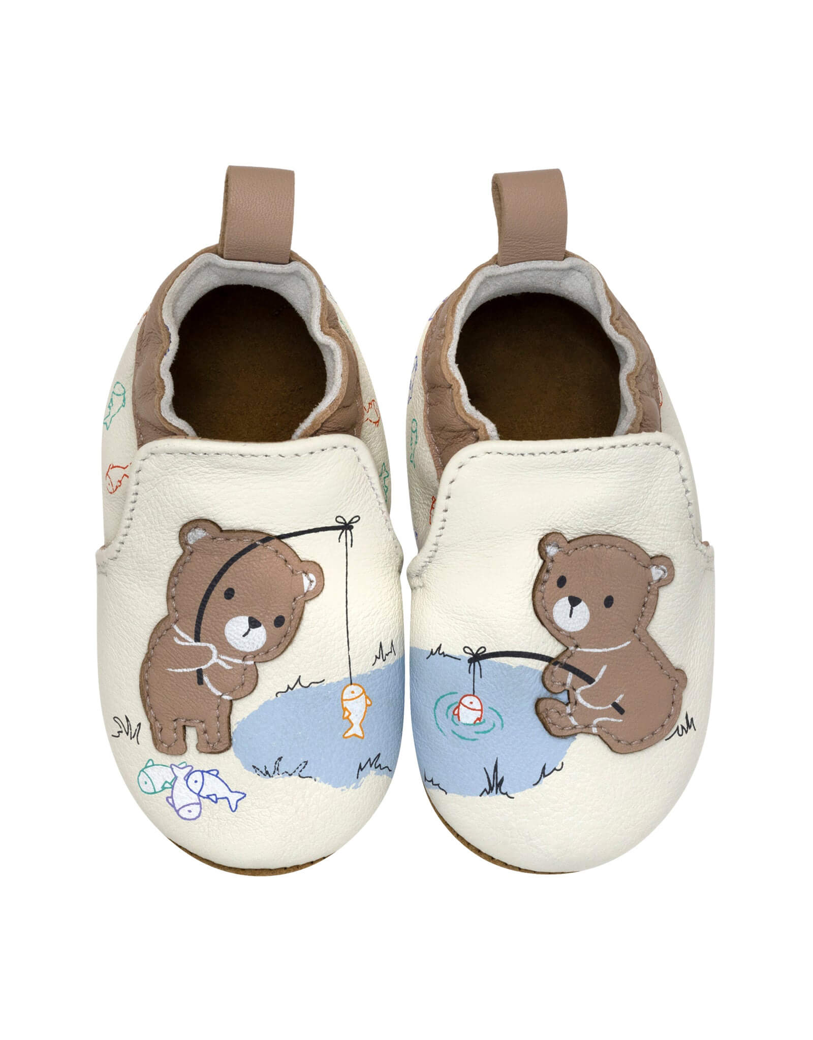 Great Catch Soft Soles in Ivory, bottom view