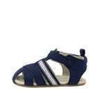 Stuart First Kicks Sandals in Navy, side view
