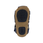Stuart First Kicks Sandals in Navy, bottom view