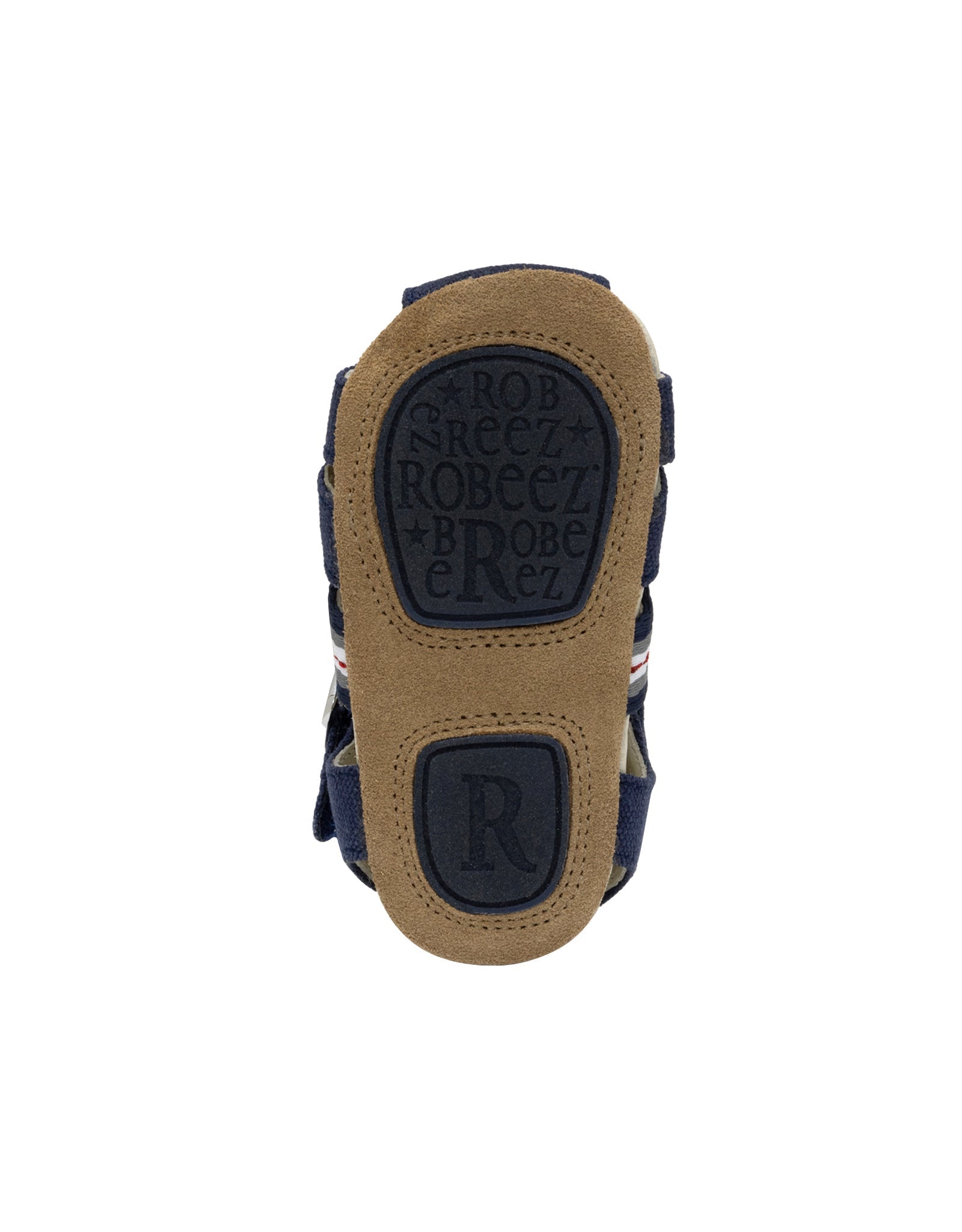 Stuart First Kicks Sandals in Navy, bottom view