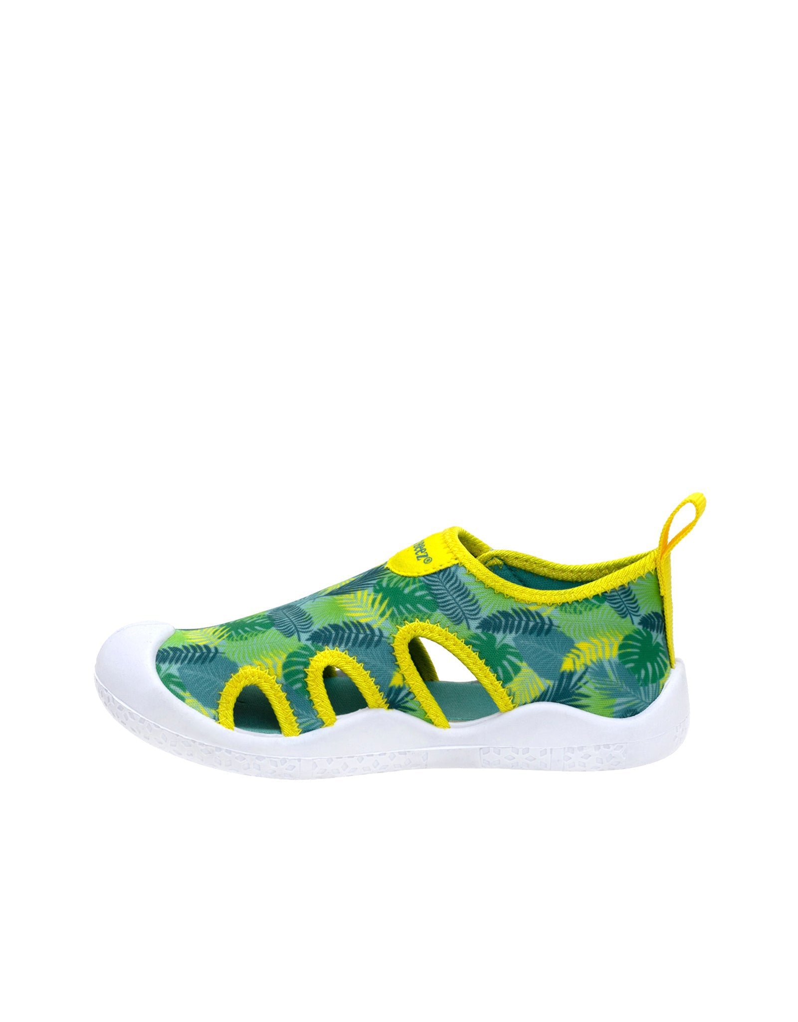 So Tropical Water Shoes in Green, side view
