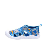 Shark Time Water Shoes in Med Blue, side view