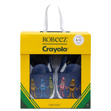 Crayola® Pals Soft Soles in Navy in its giftbox packaging