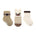 Puppy Love 3-Pack Baby Socks, flat laid