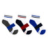 Athletic 3-Pack Quarter Socks for Toddlers and Kids, flat laid