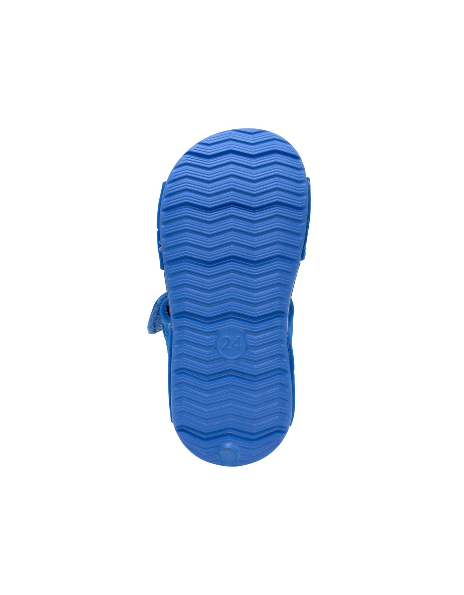 River Gem Sandals in Blue, bottom view