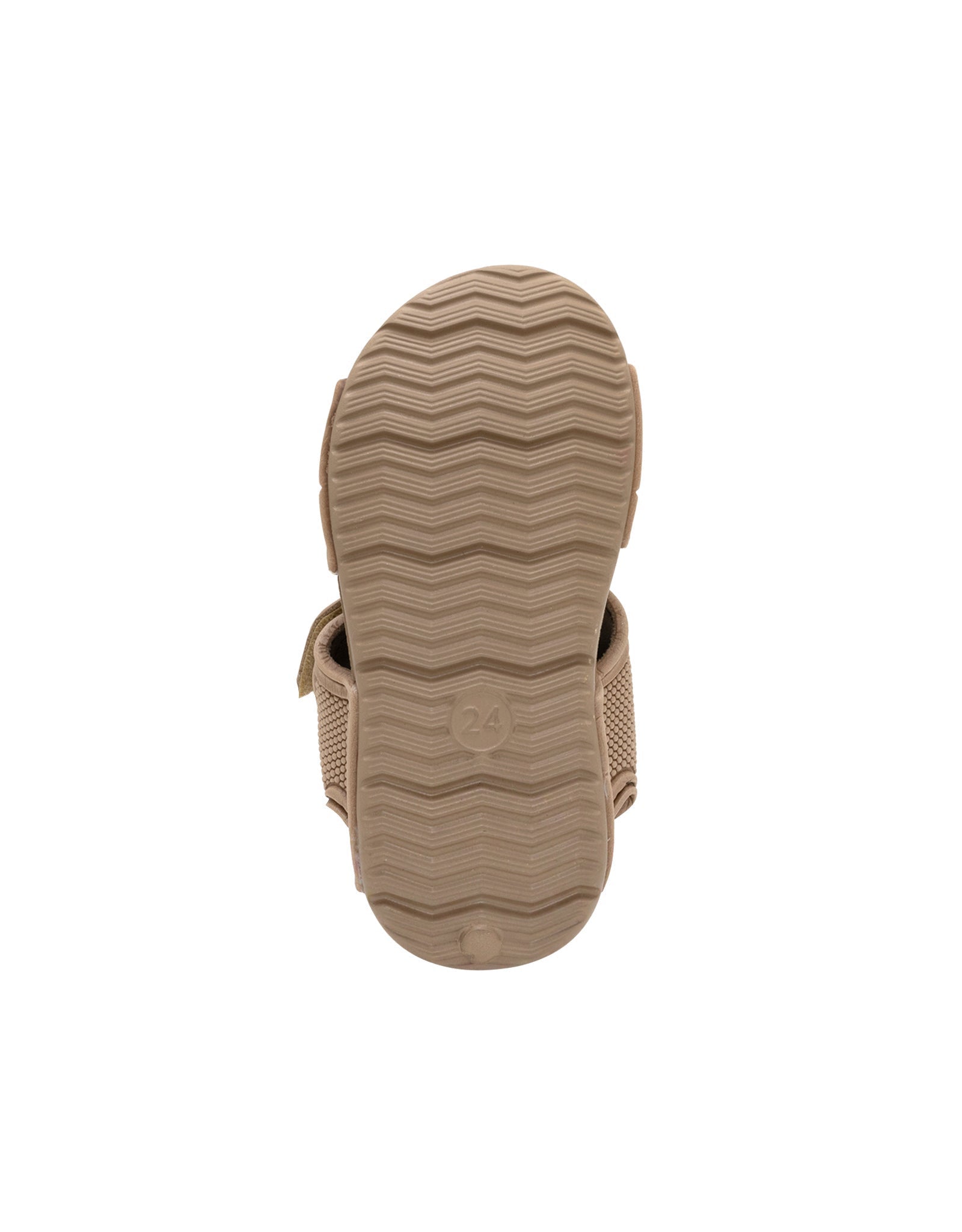 River Gem Sandals in Tan, bottom view