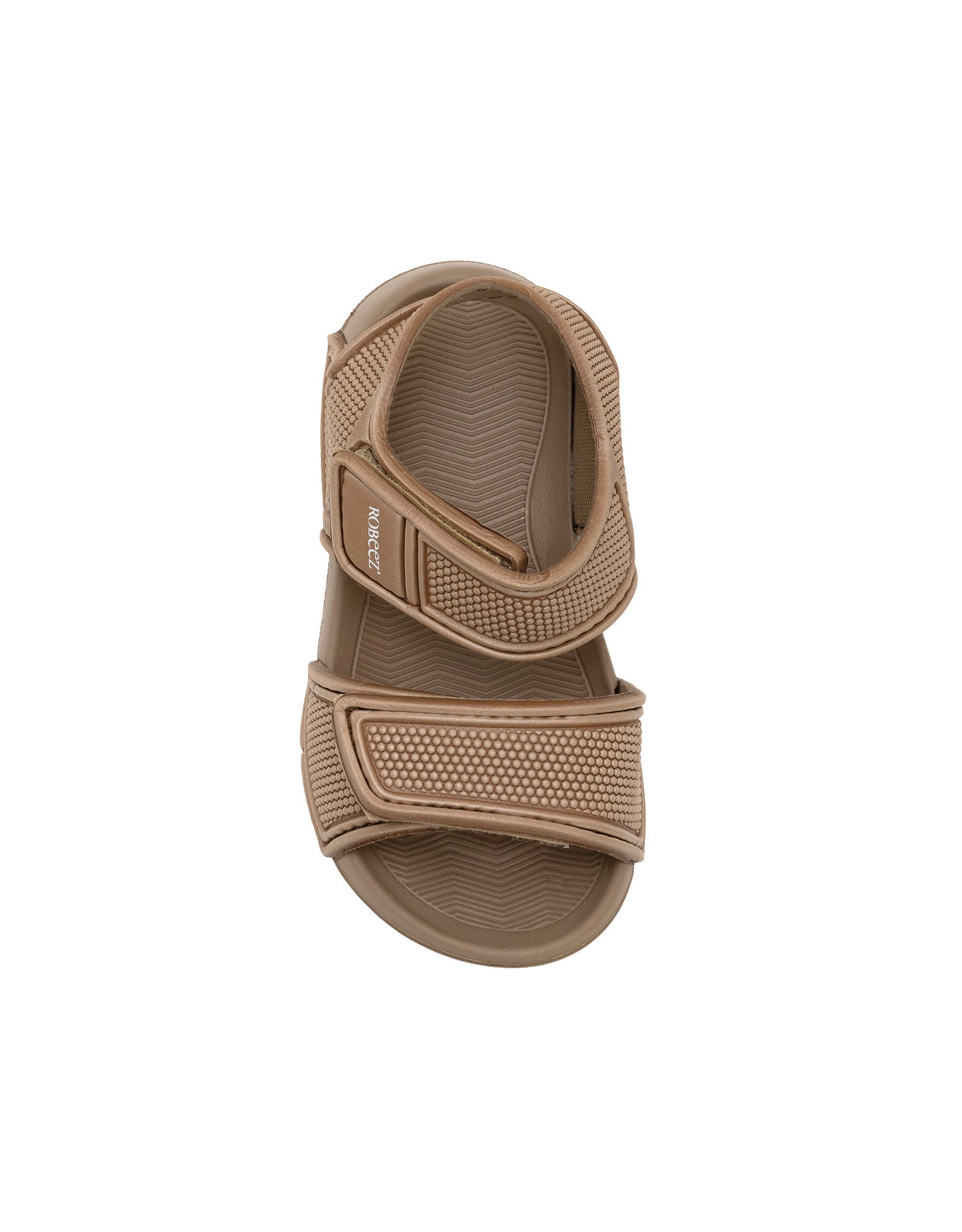 River Gem Sandals in Tan, top view
