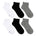 Everyday Athletic 6-Pack Quarter Socks  for Toddlers and Kids, flat laid
