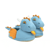 Drago Light-up Slippers in Teal, perspective view