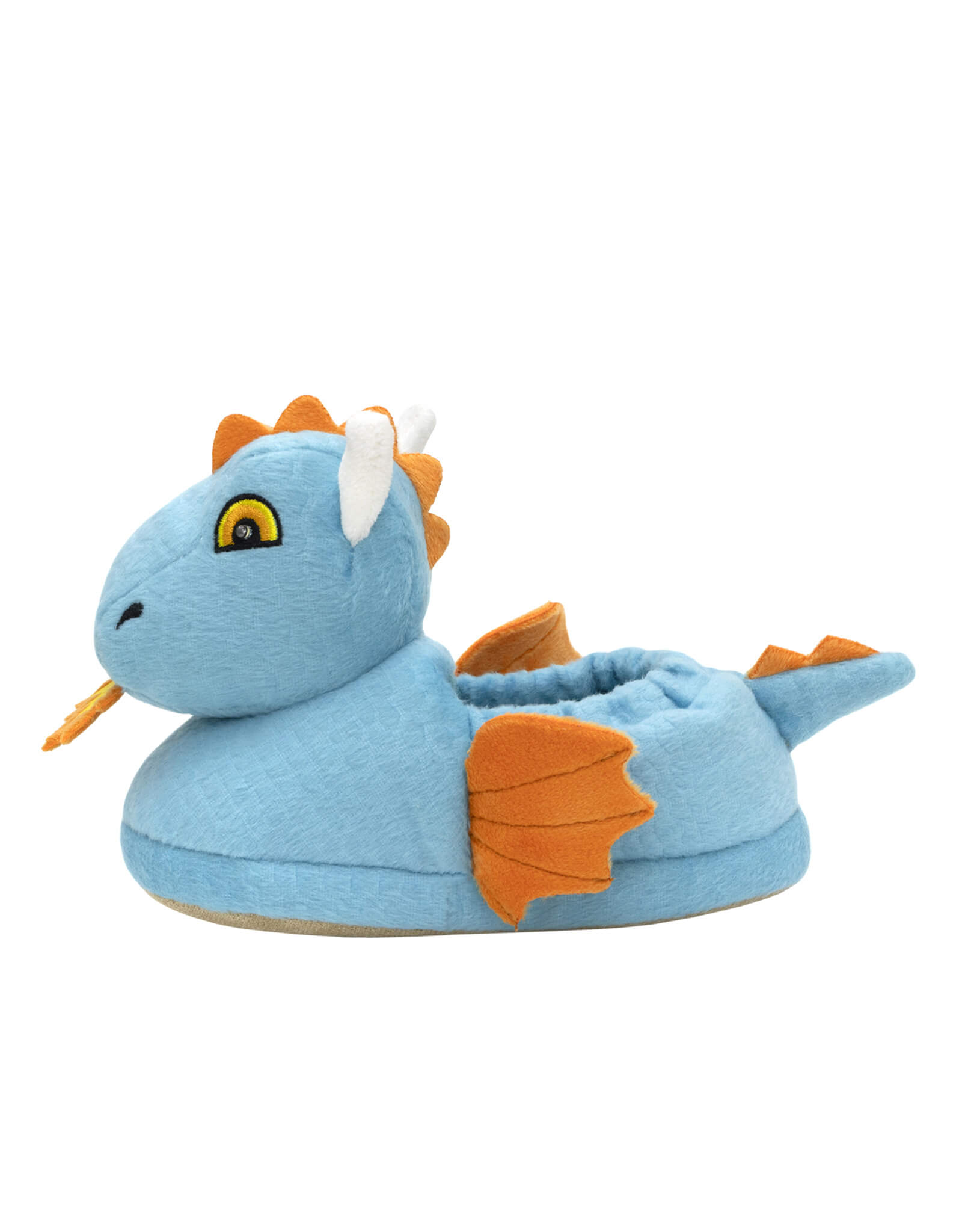 Drago Light-up Slippers in Teal, side view