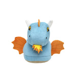 Drago Light-up Slippers in Teal, front view