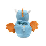 Drago Light-up Slippers in Teal, back view
