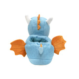 Drago Light-up Slippers in Teal, back view