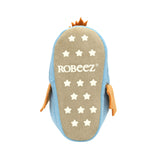 Drago Light-up Slippers in Teal, bottom view