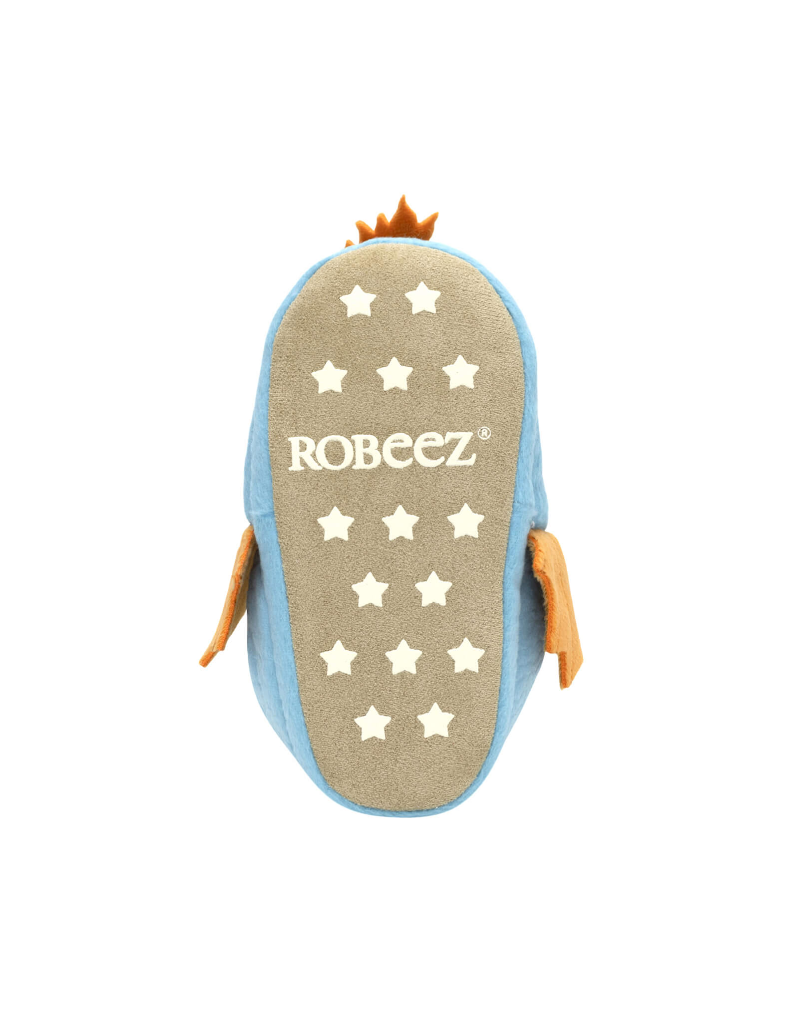 Drago Light-up Slippers in Teal, bottom view
